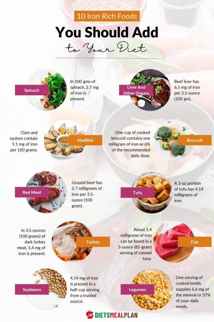 Iron Foods List