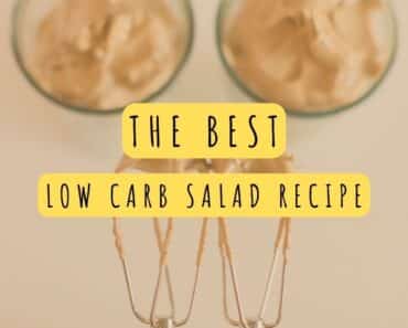 Low Carb Ground Beef Salad Recipe | With Avocado Dressing