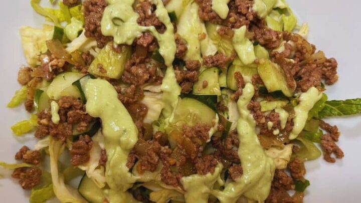 Ground Beef Salad Recipe