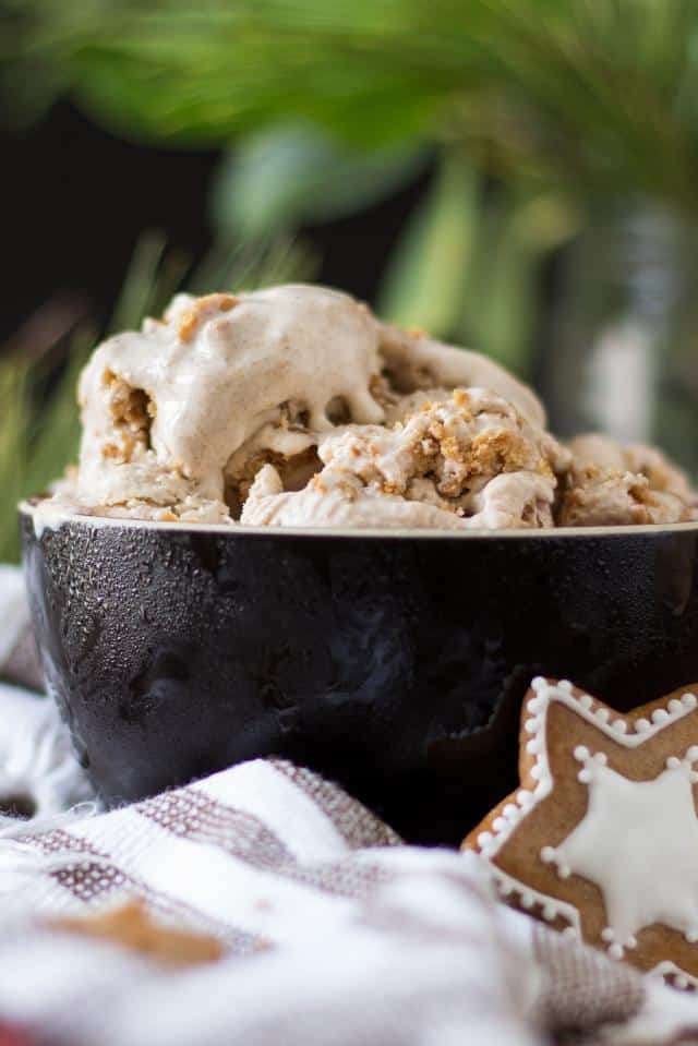 Ice cream with cookie dough