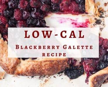 Low-Fat, Low-Calorie Blackberry Galette Recipe