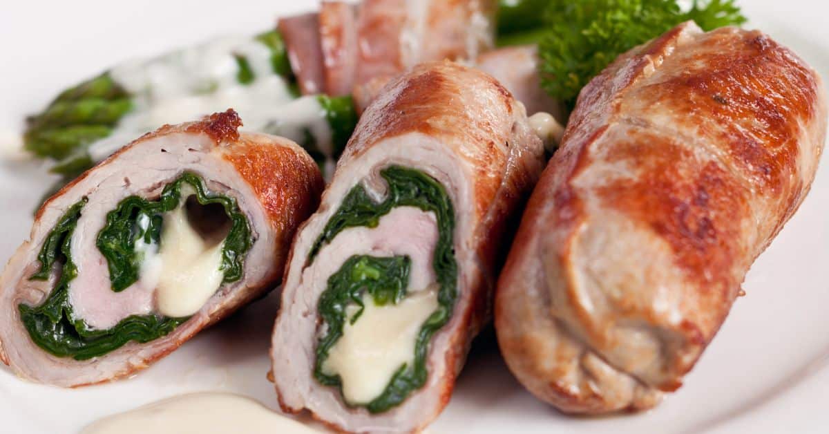 Keto Ham and Cheese Roll Ups No Bread Crispy Outside
