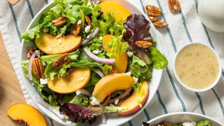 Grilled Peach Salad Recipe