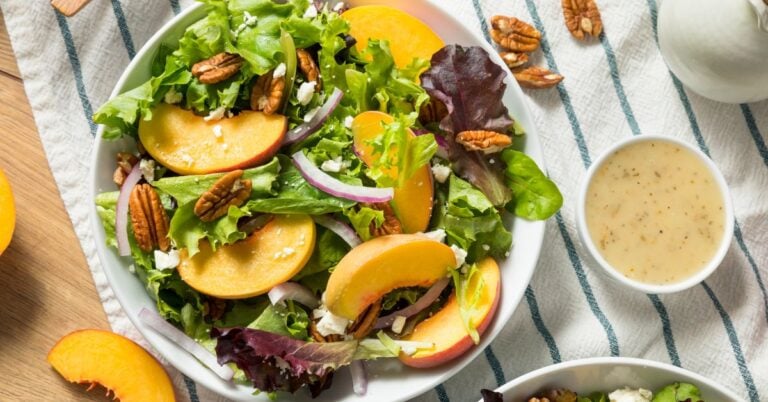Grilled Peach Salad Recipe