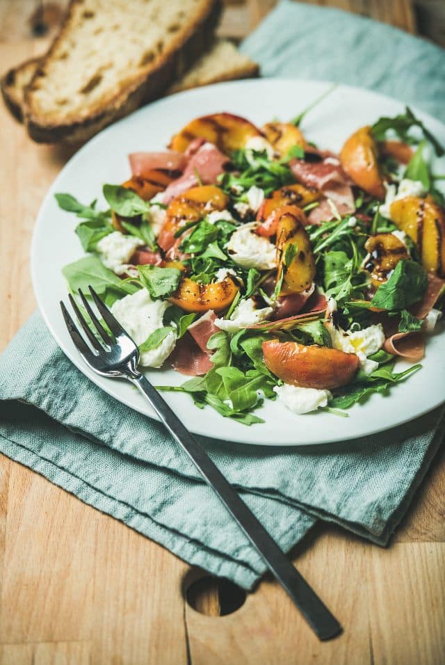 Grilled Peach Salad Recipe