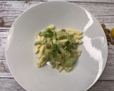 Low Carb Mediterranean Lemon Parsley Pasta Recipe