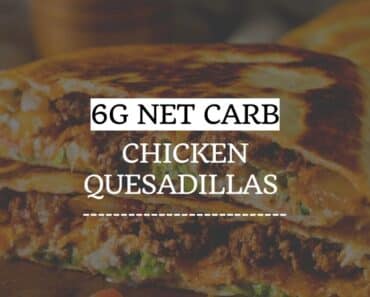 Low Carb Chicken Quesadillas Recipe with Creamy Avocado Dip