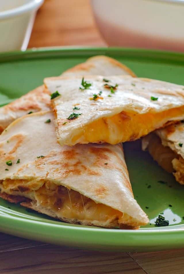 Low Carb Chicken Quesadillas