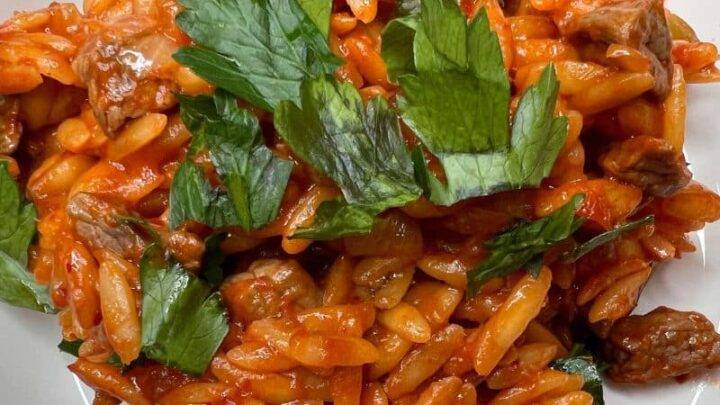 Beef Orzo Recipe