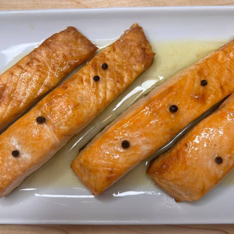 Baked Beurre Blanc Salmon Recipe Low Carb