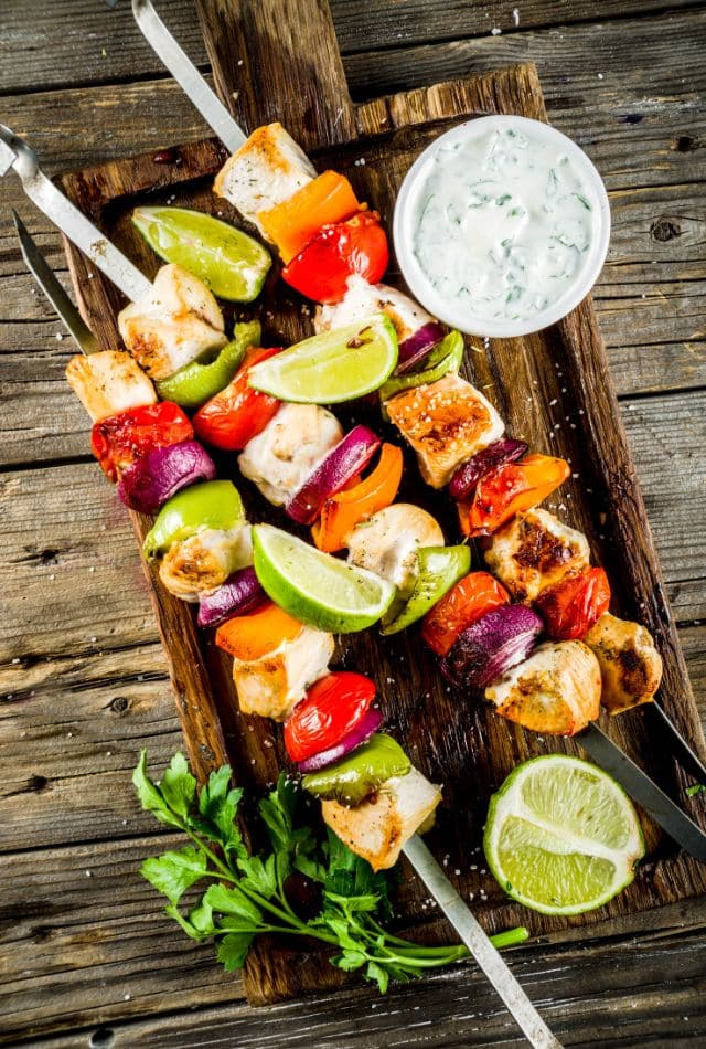 Chicken Skewers in Oven