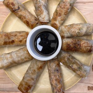 Chicken Rice Paper Rolls