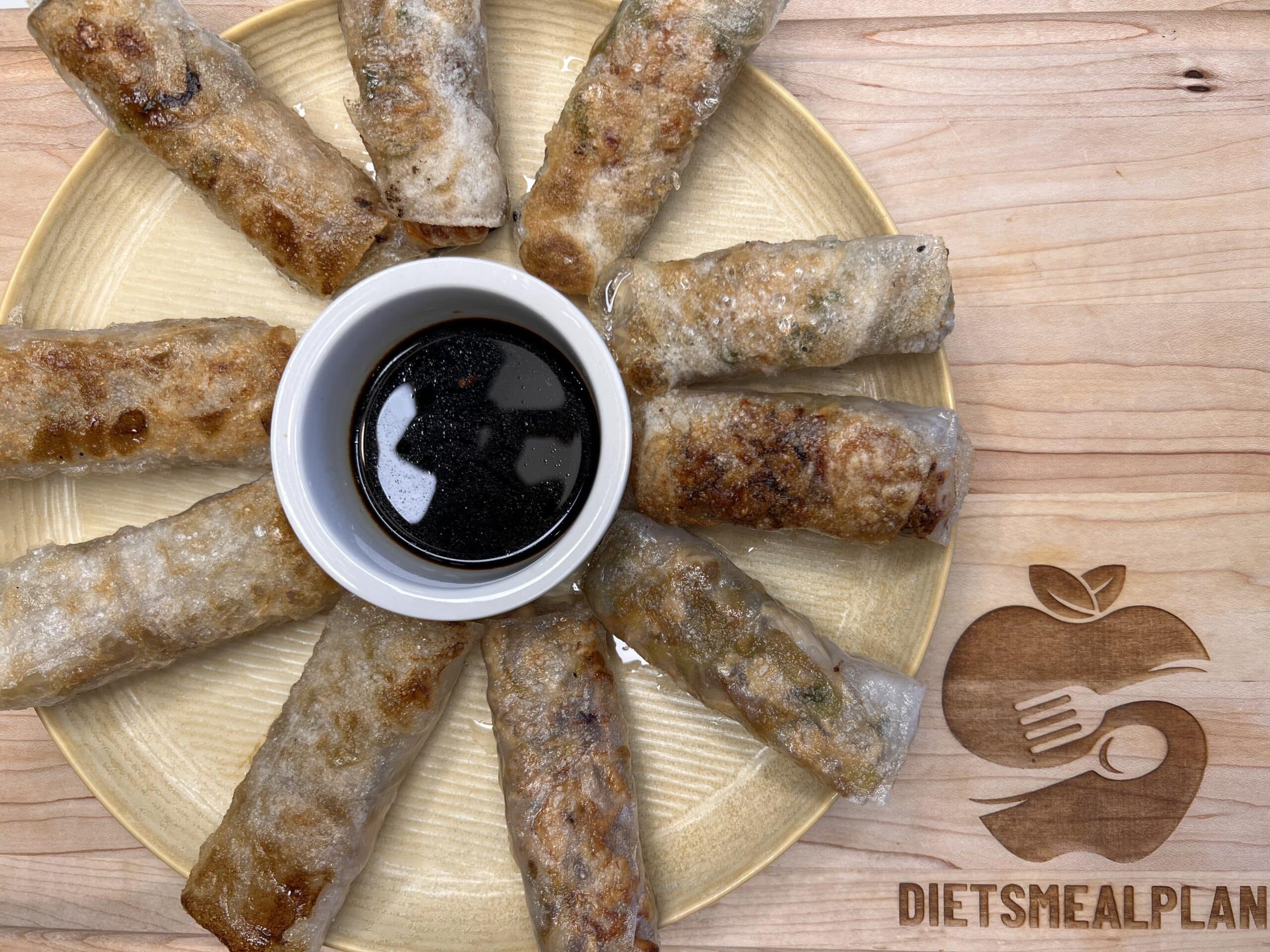 Gluten Free Chicken Rice Paper Rolls - Diets Meal Plan