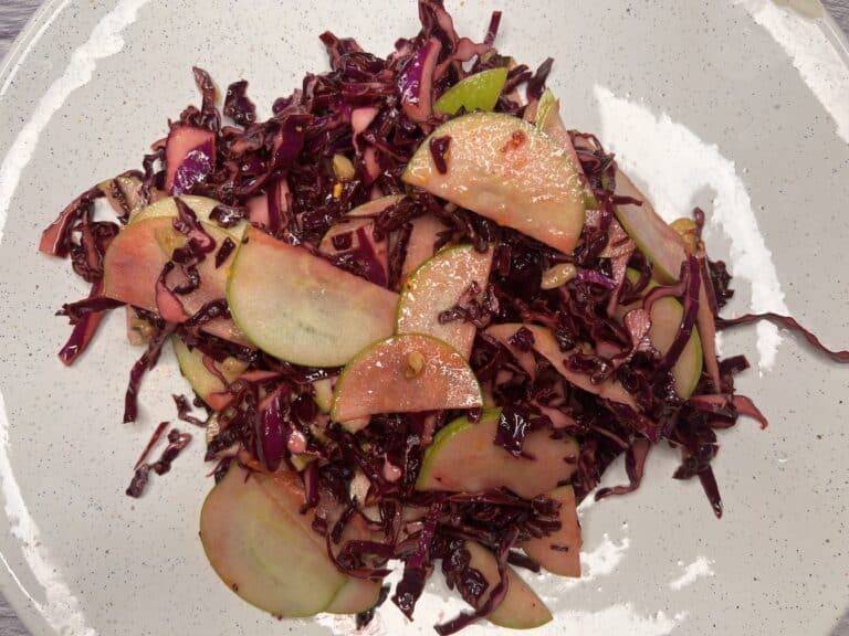 Red Cabbage and Apple Salad