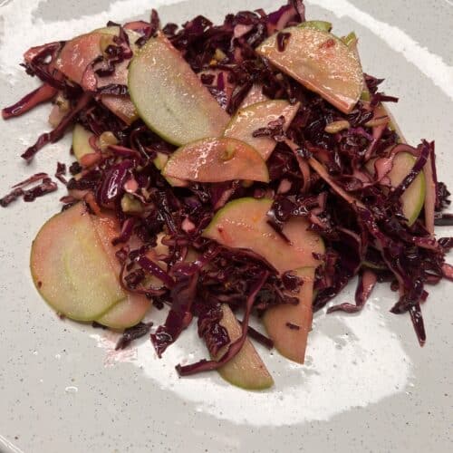 Red Cabbage and Apple Salad