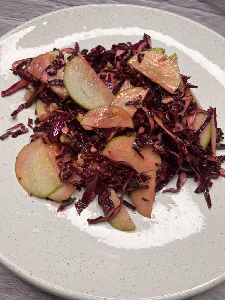 Red Cabbage and Apple Salad