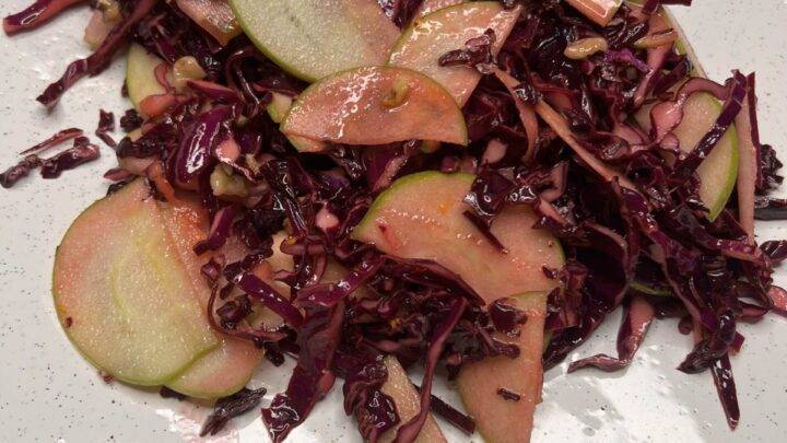 Red Cabbage and Apple Salad