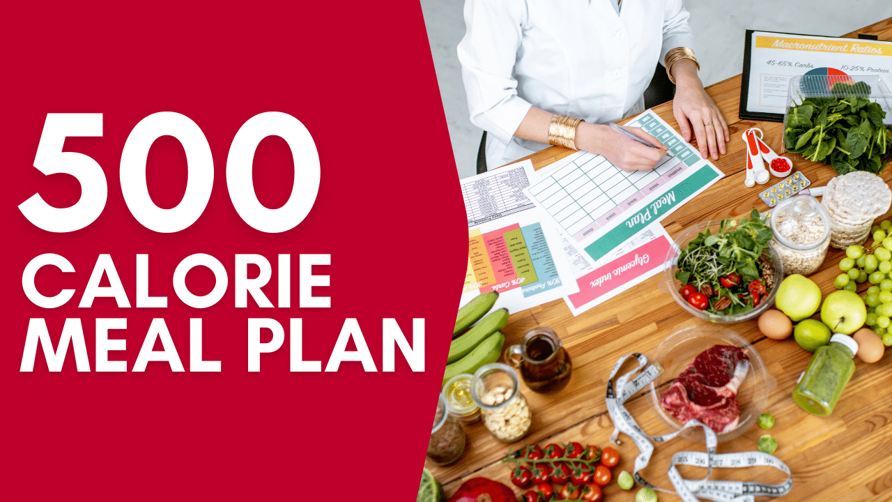 500 Calories A Day Plan
