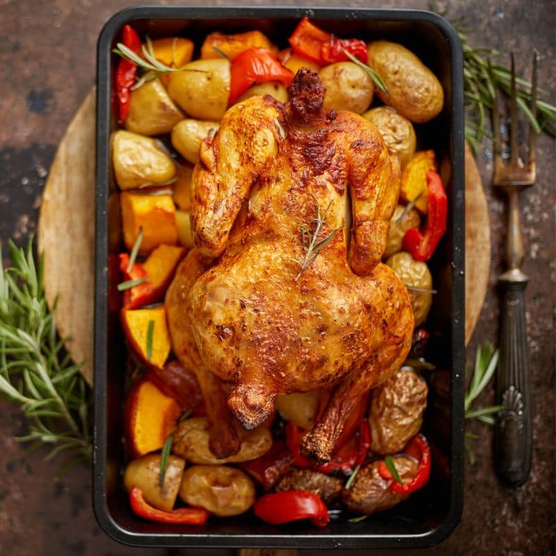 Delicious Whole Chicken and Baby Potato Recipe for Family Meals - Diets