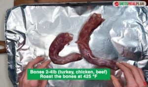 Bone Broth Recipe - Roast the bones at 425