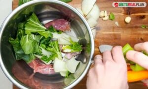 Bone Broth Recipe - combine all ingredients
