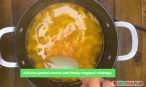 Cabbage Soup Diet Recipe - add the grated carrots